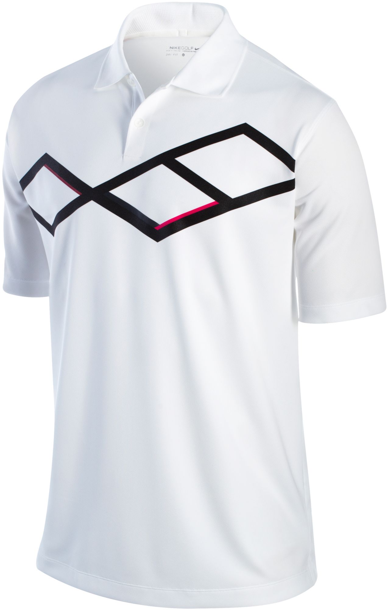 Nike Men's Argyle Graphic Short Sleeve Polo