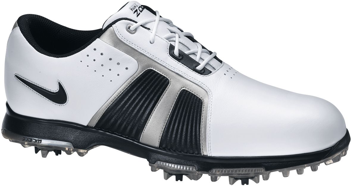 Nike Men's Zoom Trophy Golf Shoe - White/Black/Silver