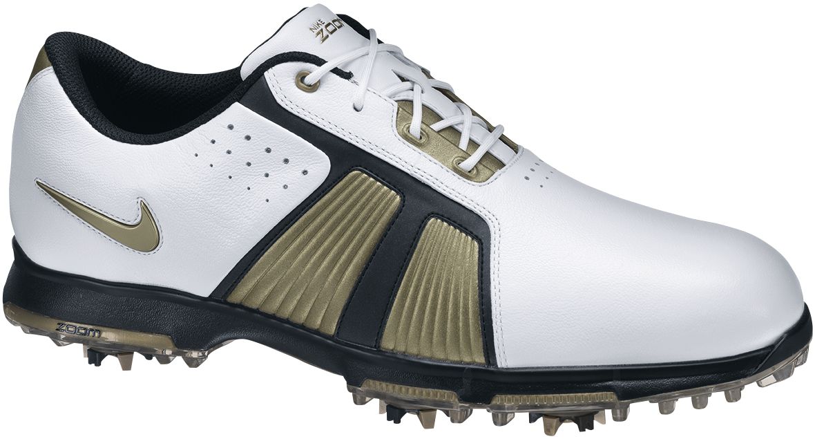 Nike Men's Zoom Trophy Golf Shoe - White/Gold/Black