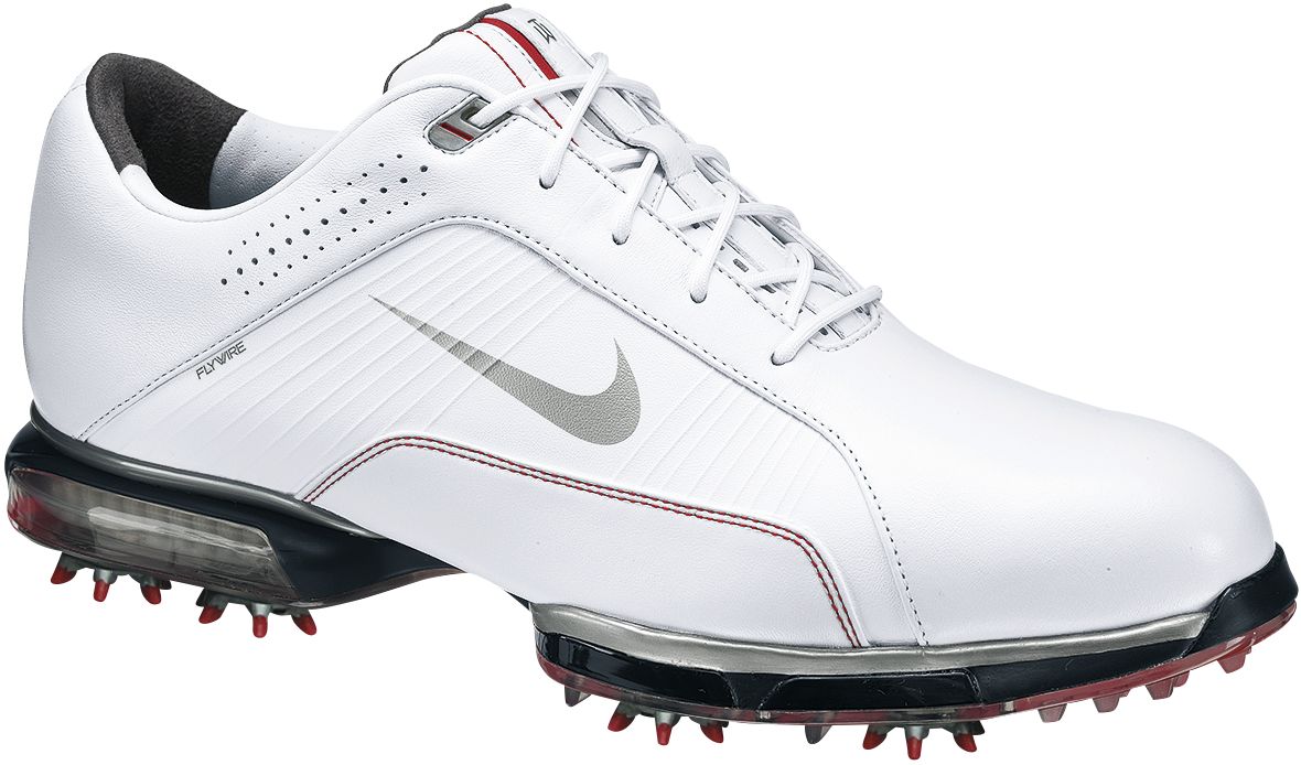 Nike Men's Zoom TW Golf Shoe - White/Silver/Red