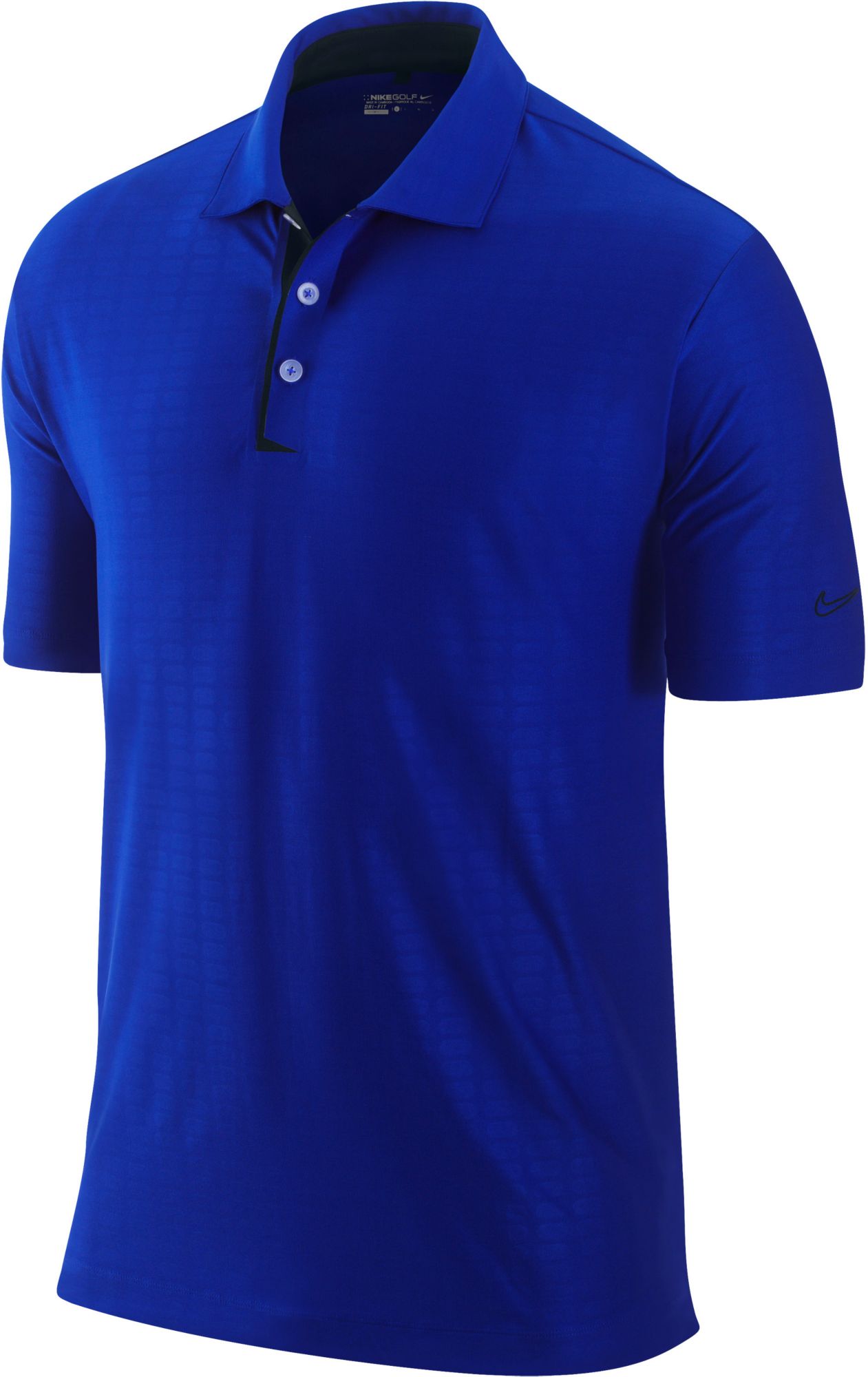 Nike Men's Bonded Embossed Short Sleeve Polo