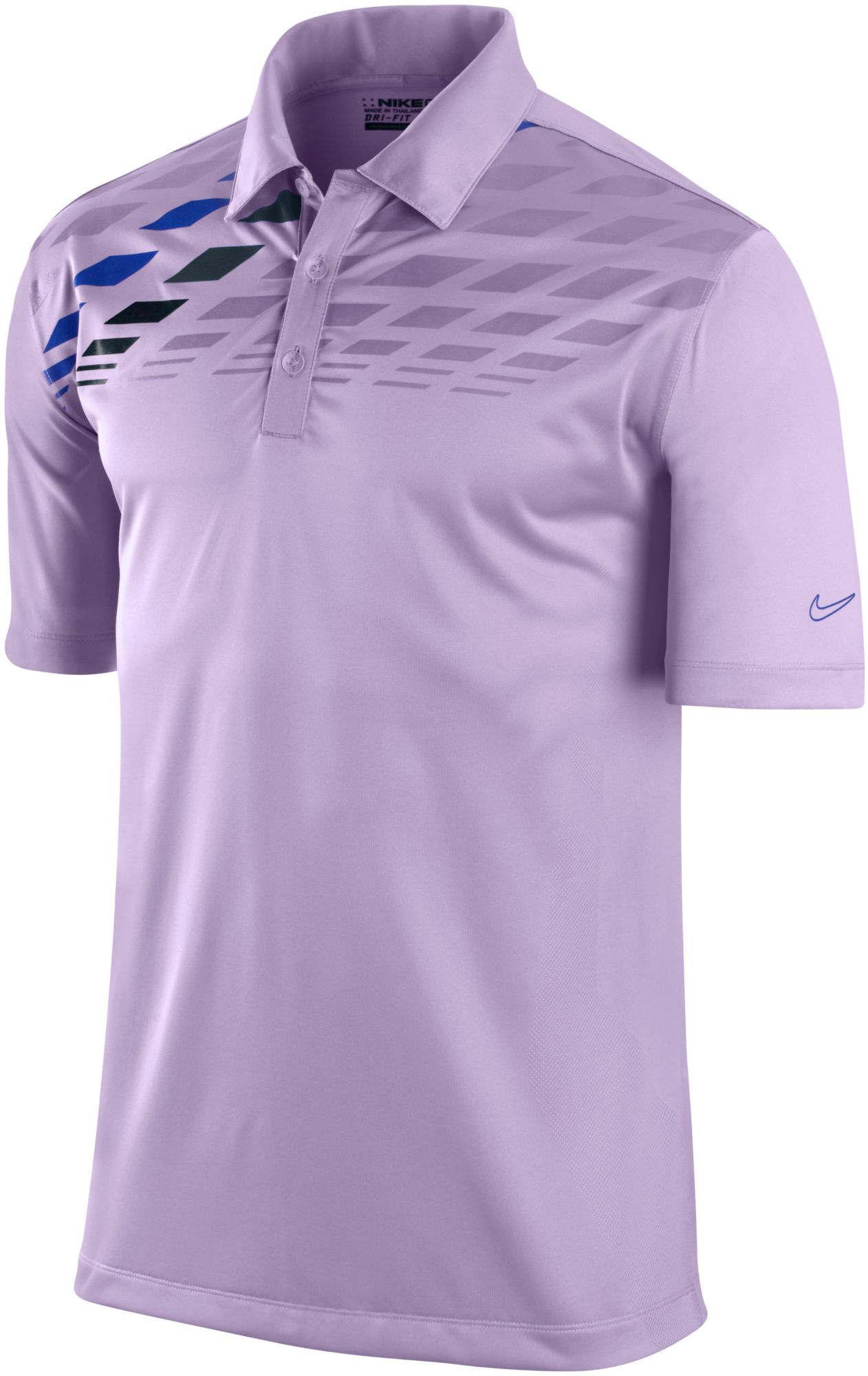 Nike Men's Body Mapping Chest Print Short Sleeve Polo