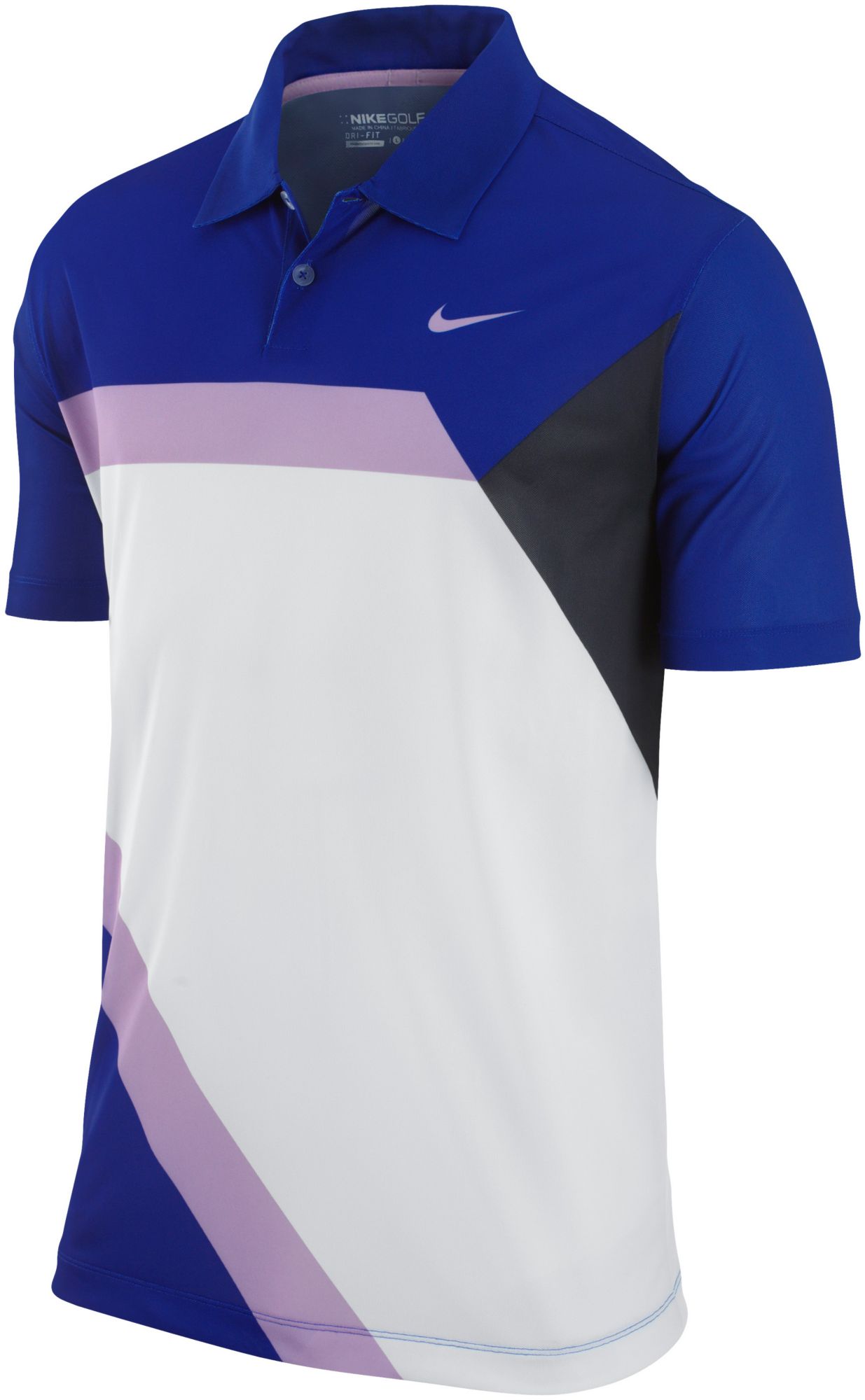 Nike Men's Geo Blocked Short Sleeve Polo