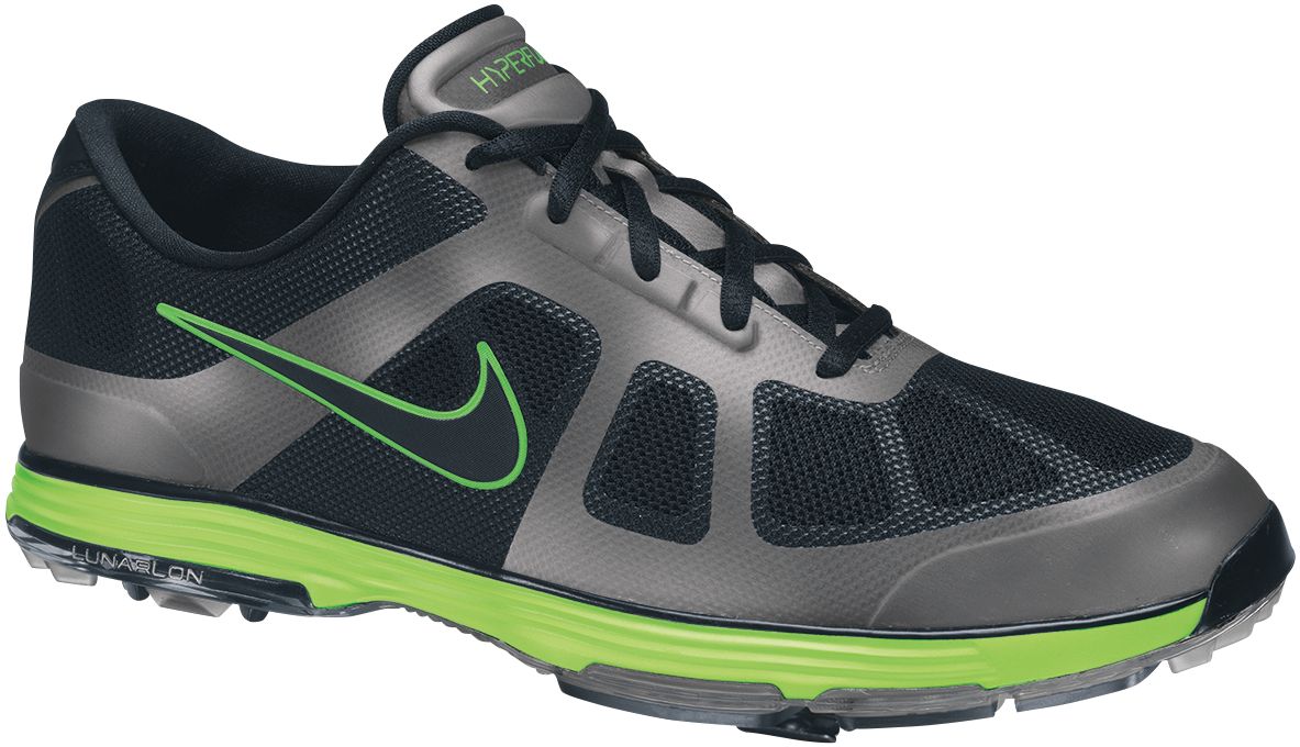 Nike Men’s Lunar Ascend Golf Shoe Black/grey/electric Green Golf