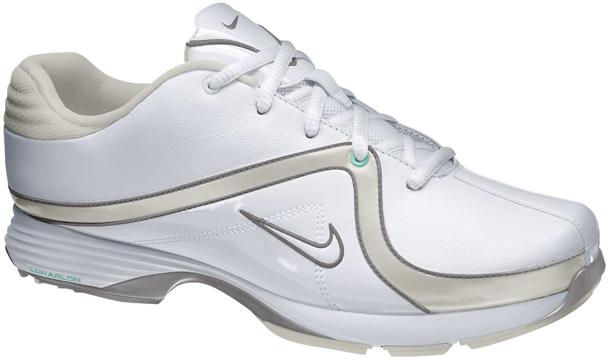 Nike Women's Lunar Brassie Golf Shoe - White/Metallic Pewter<br />
