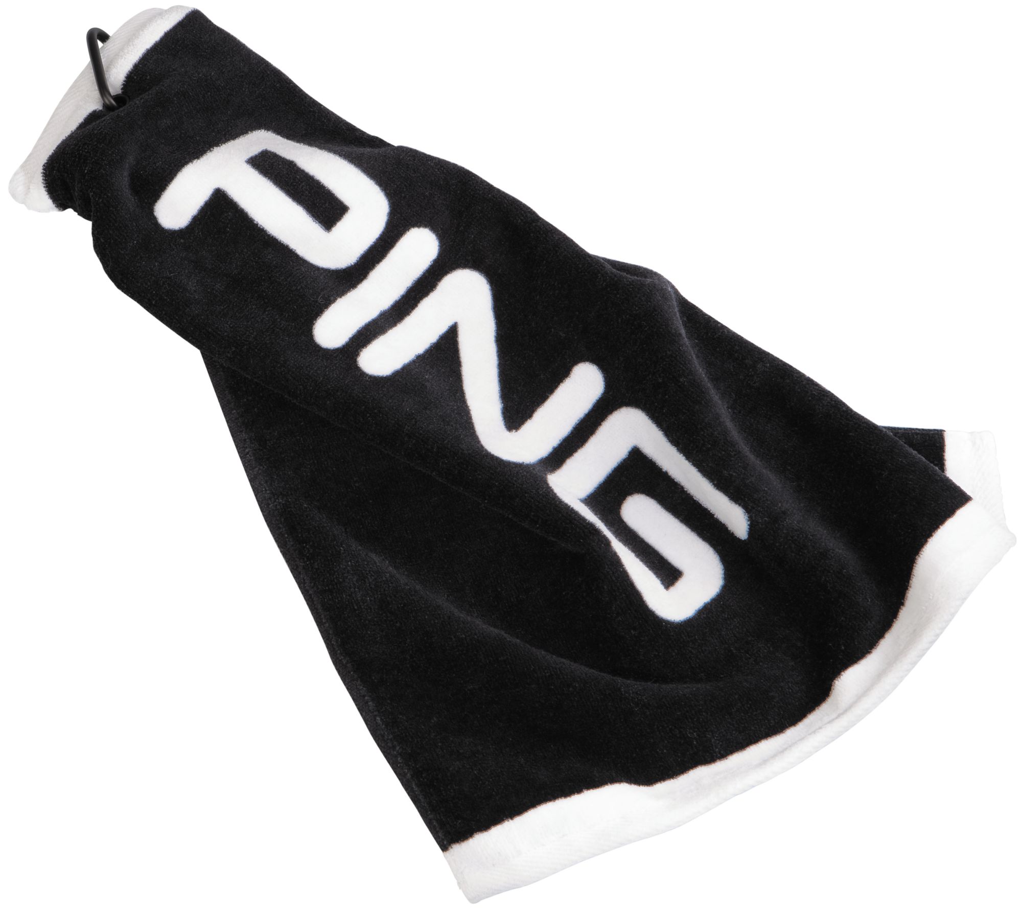 PING Tri-Fold Towel - Black/White