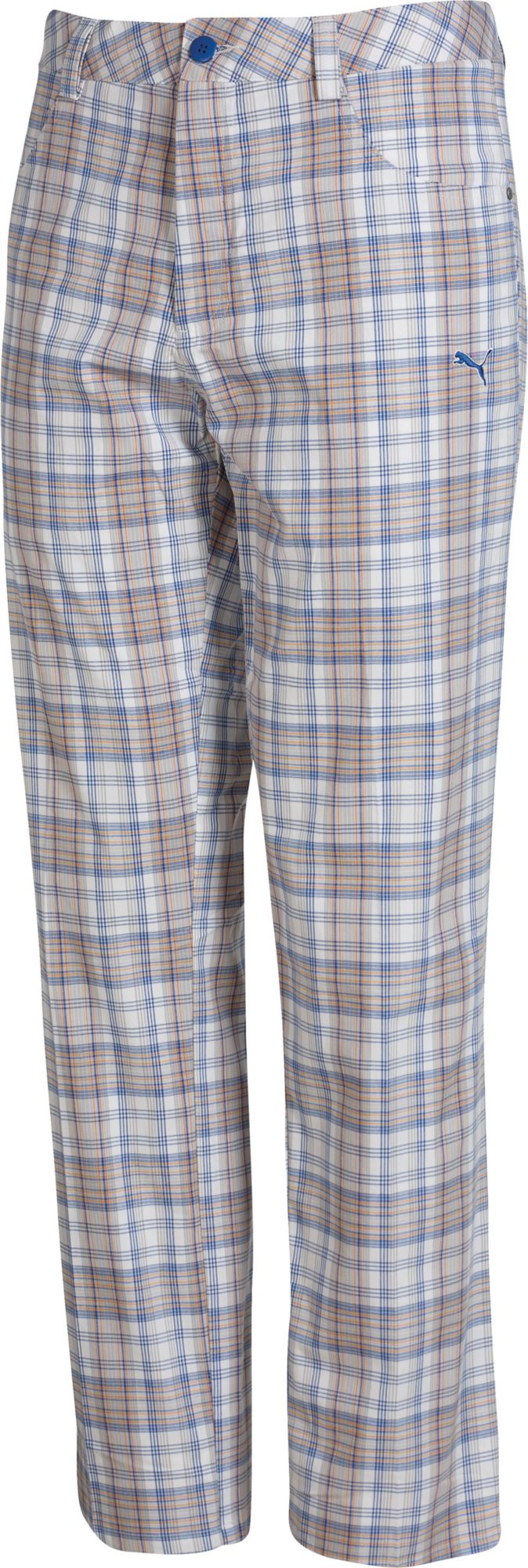 PUMA Men's 5 Pocket Plaid Tech Pant