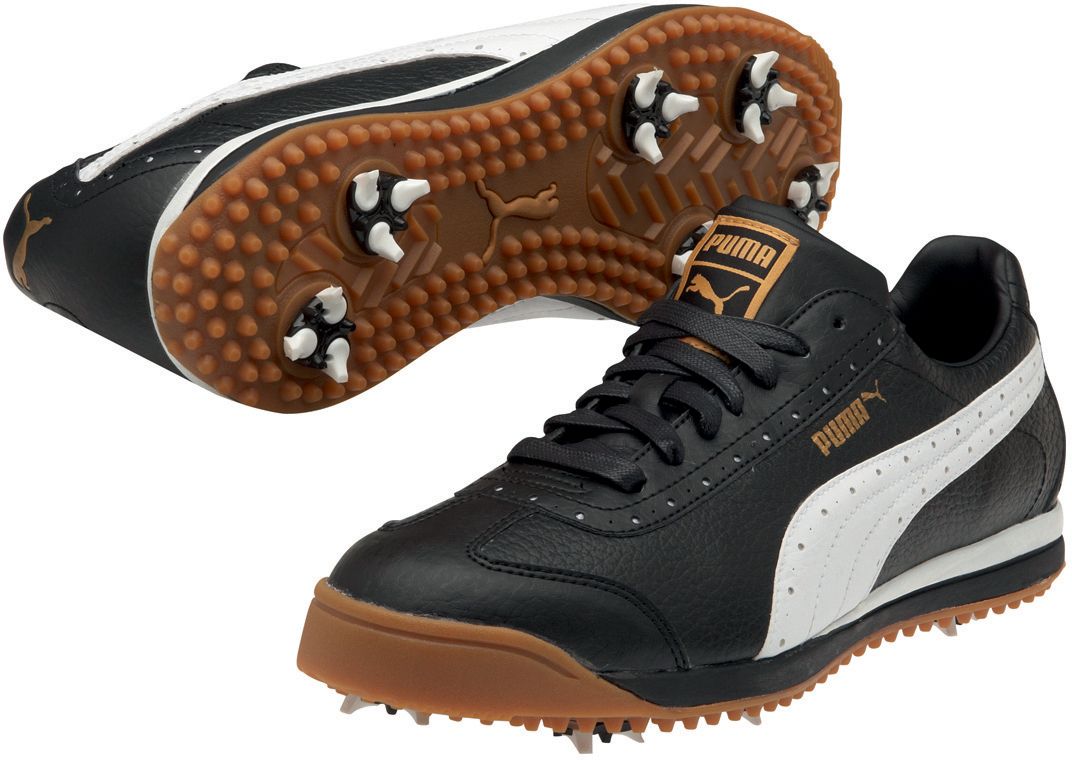 PUMA Men's PG Roma Golf Shoe - Black/White
