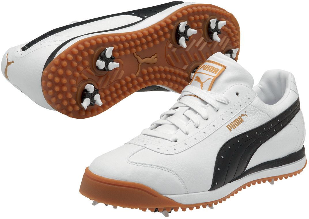 PUMA Men's PG Roma Golf Shoe - White/Black