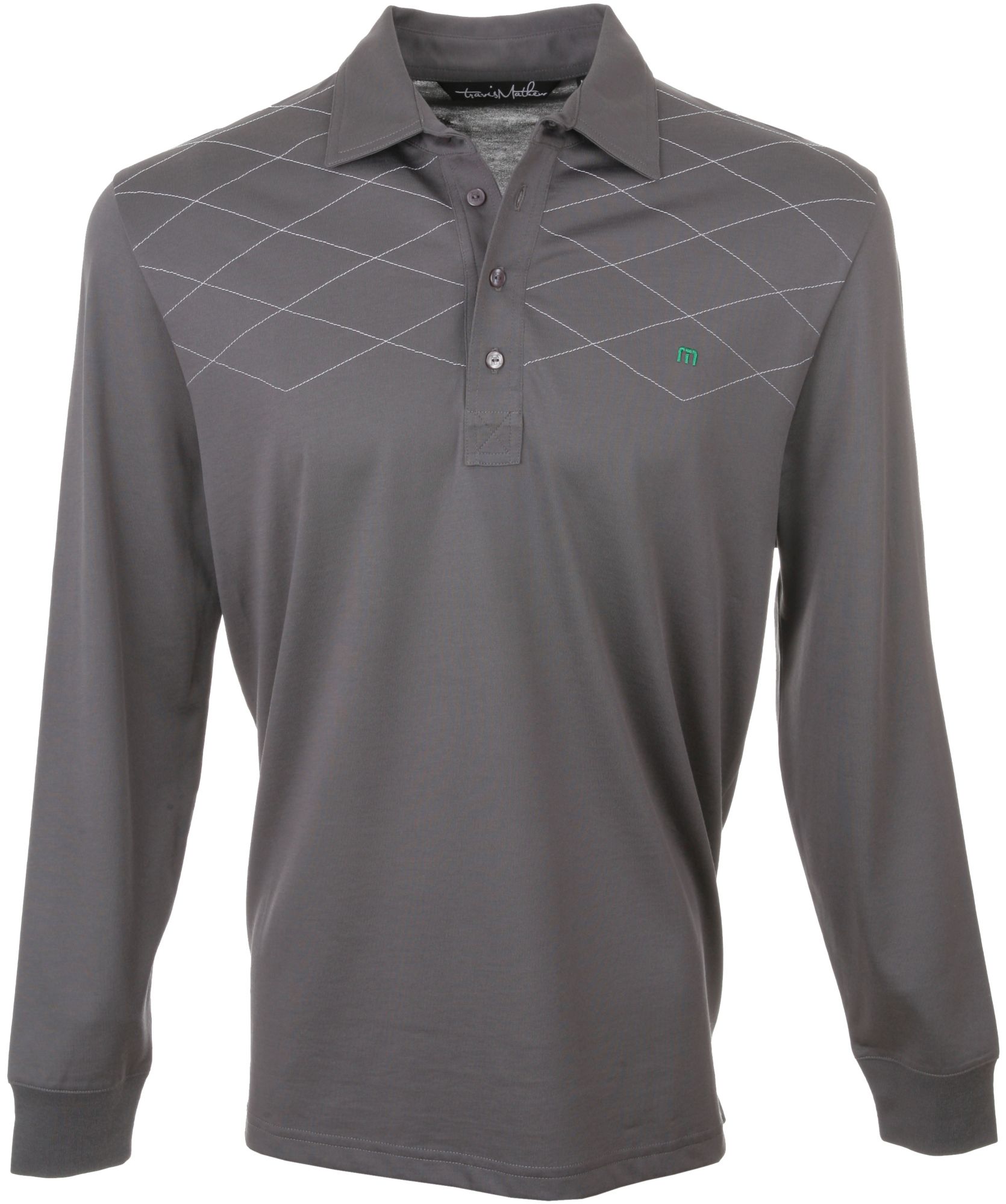 Travis Mathew Men's Long Drop Long Sleeve Polo