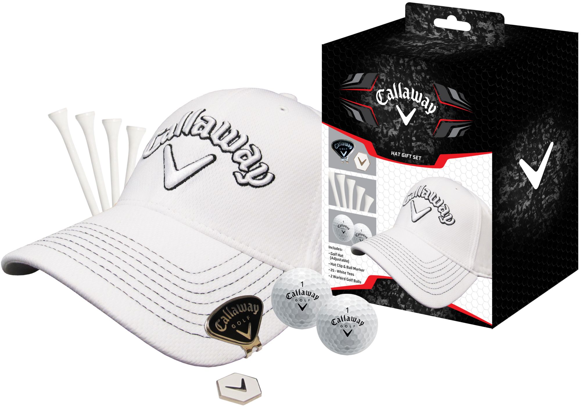 Callaway Tour Hat Gift Set - White