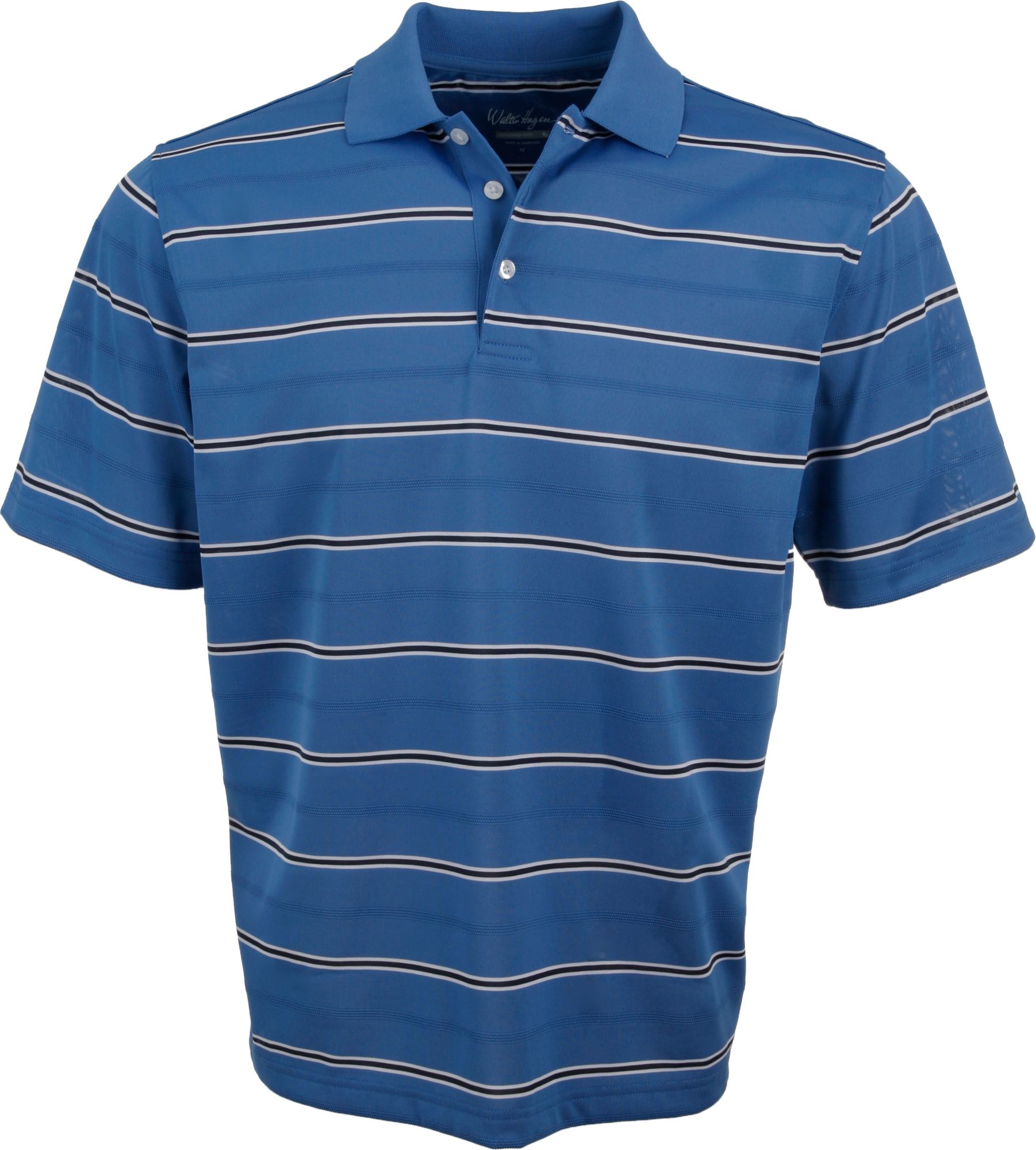 Walter Hagen Men's Celtic Aberdeen Stripe Short Sleeve Polo
