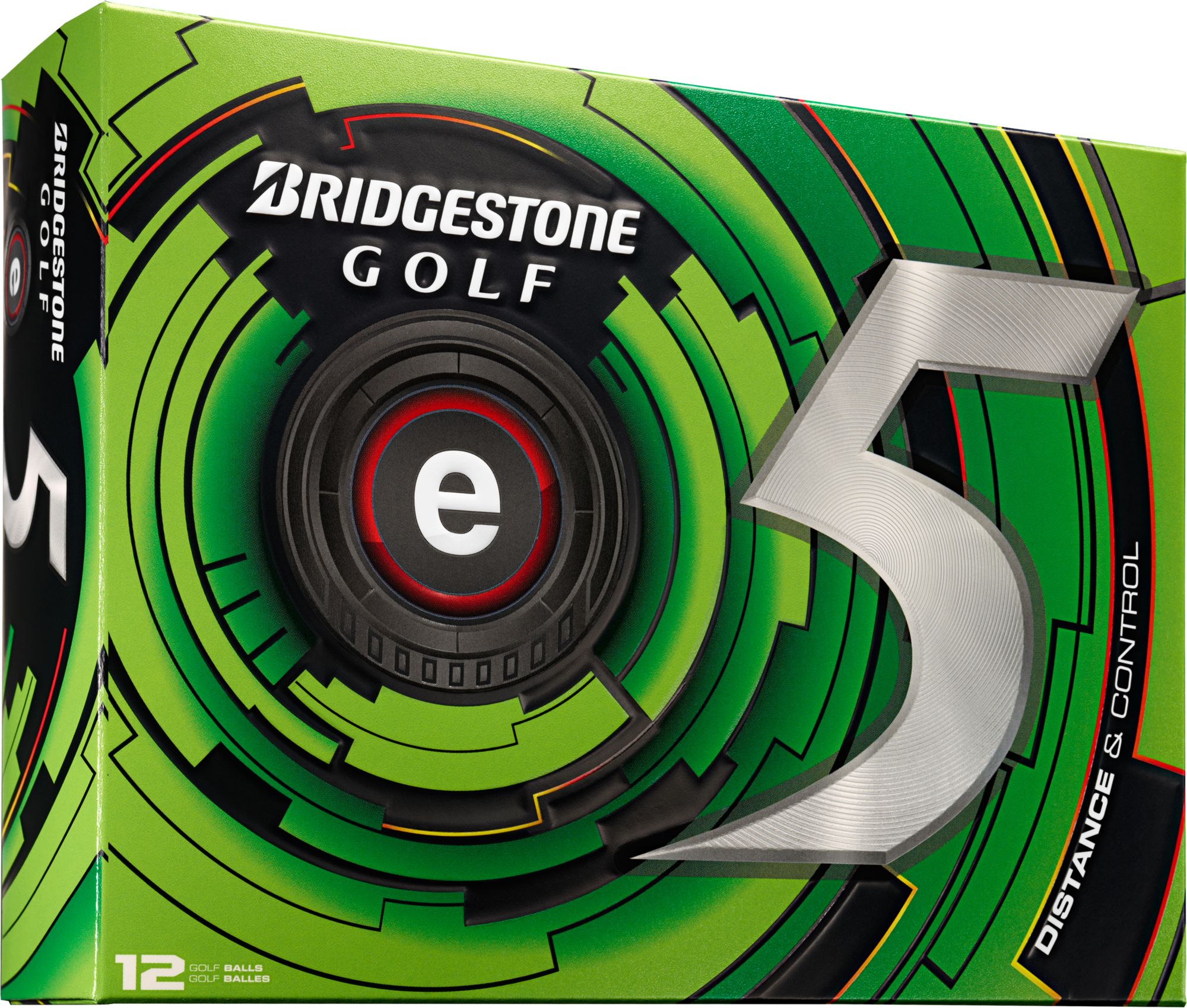Bridgestone e5 Distance and Control Golf Balls - 12 pack