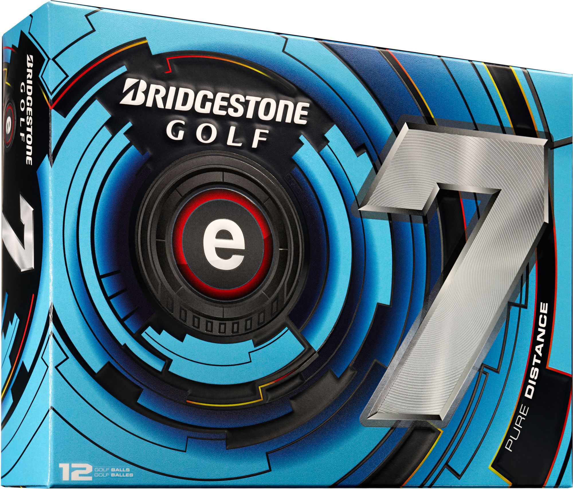 Bridgestone e7 Pure Distance Golf Balls - 12 pack