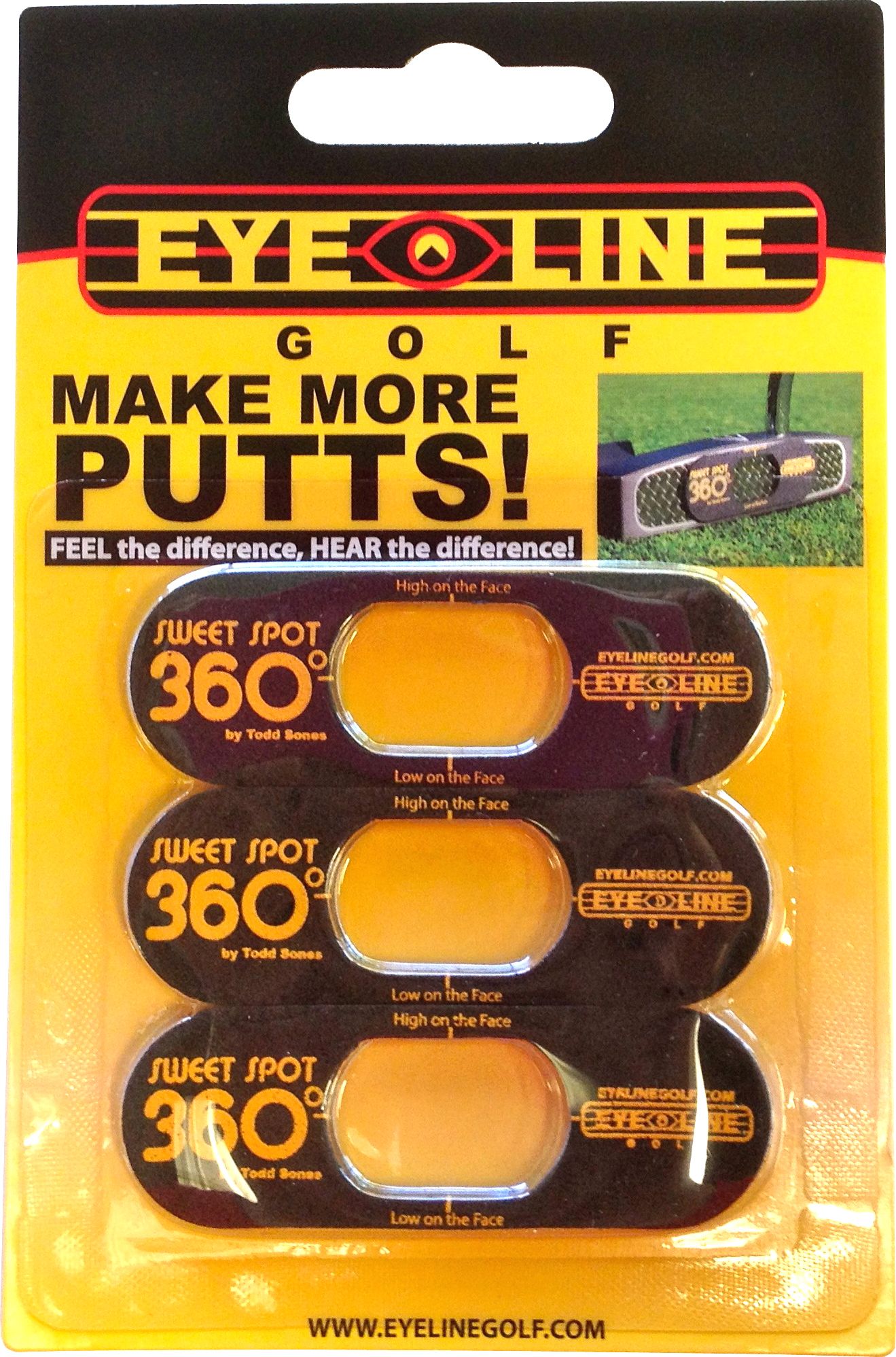 Eyeline Golf Sweet Spot 360 - 3 pack