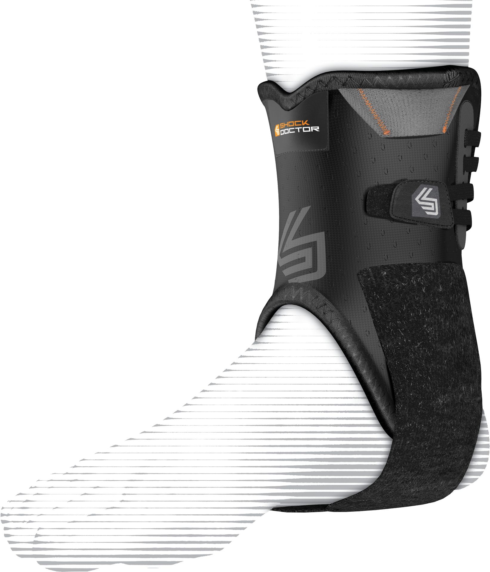 Shock Doctor Ankle Stabilizer with Flexible Support Stays