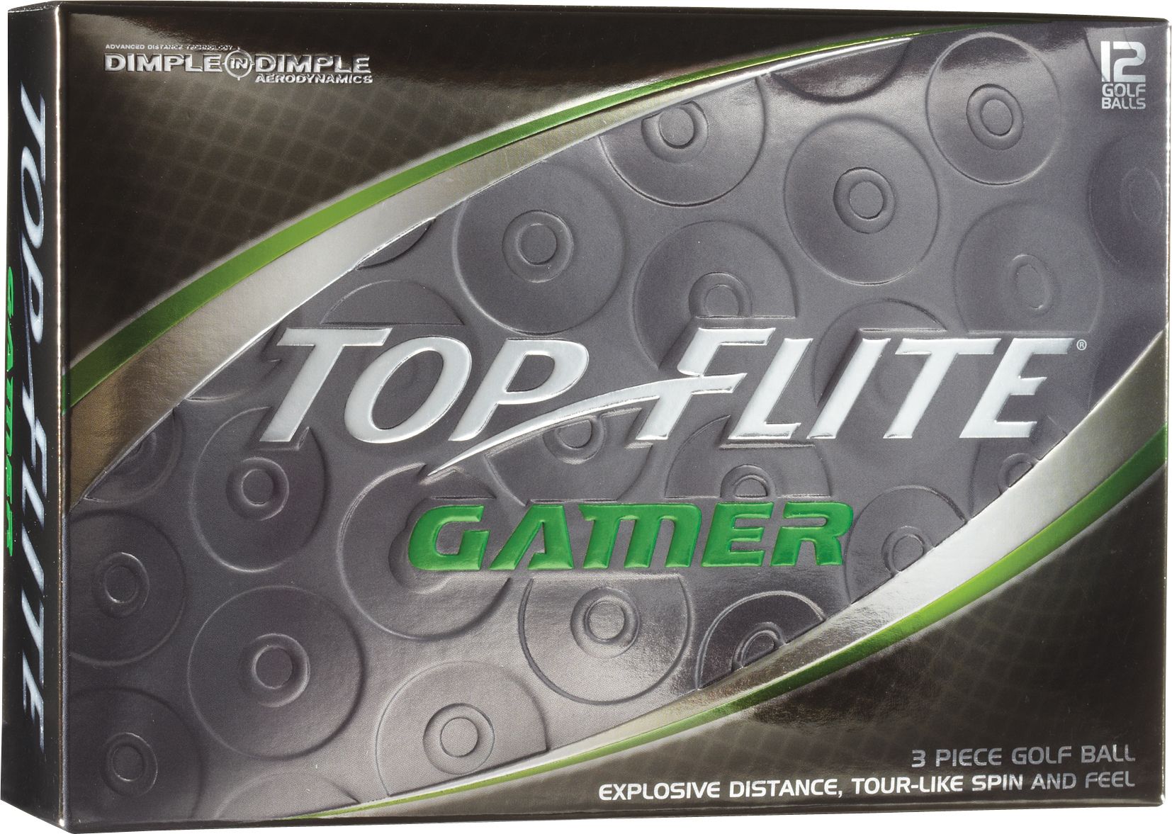 Top Flite Gamer Golf Balls - 12 pack