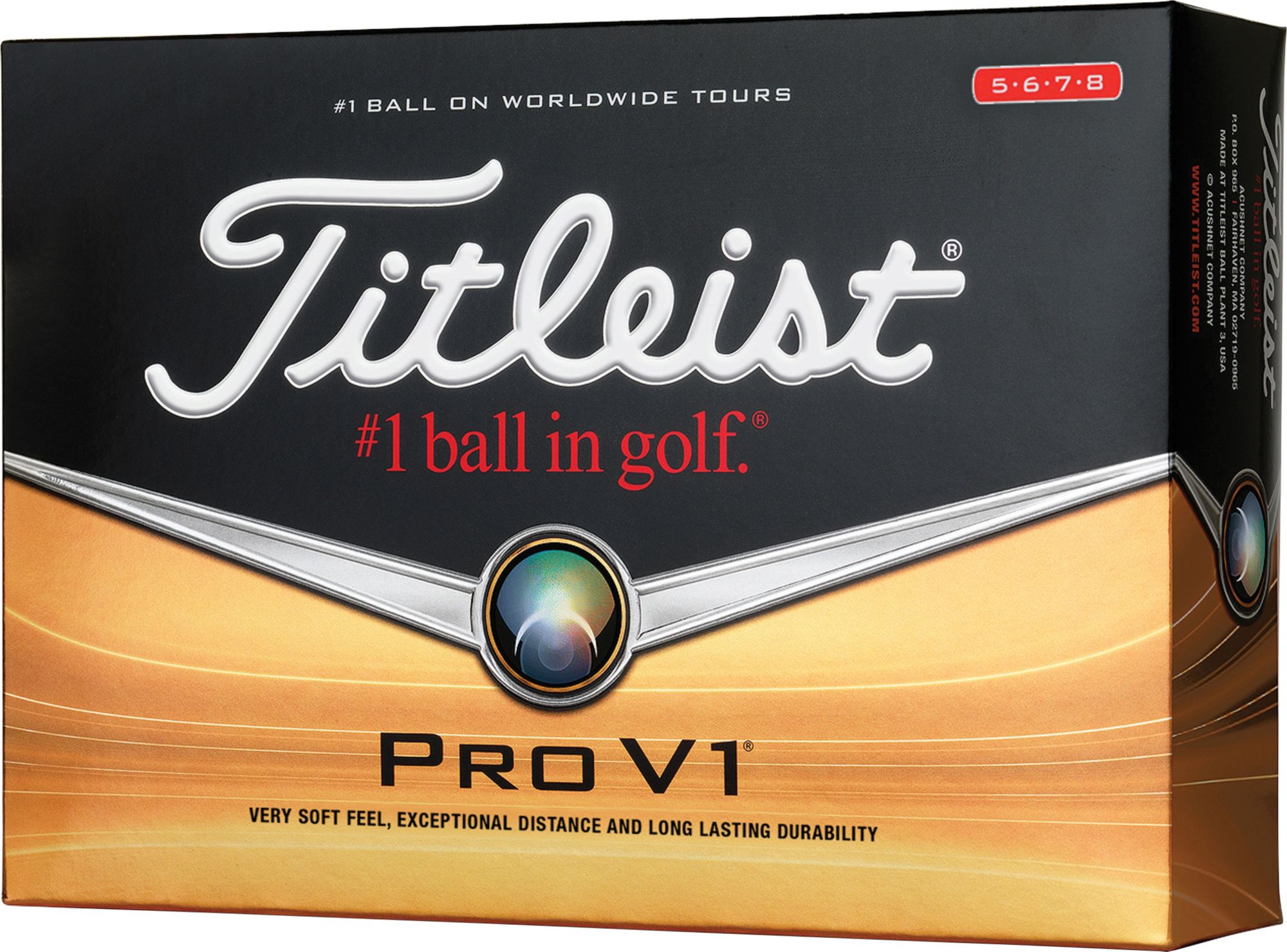 Titleist Pro V1 High Numbers Golf Balls - 12 pack