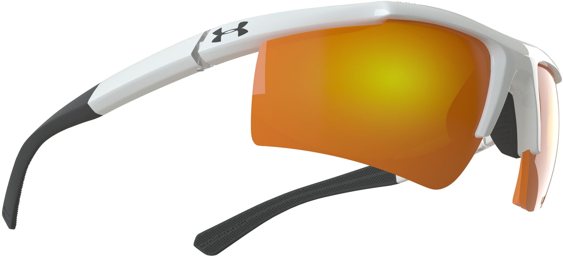 Under Armour Core Sunglasses with Orange Multiflection - White/Gray