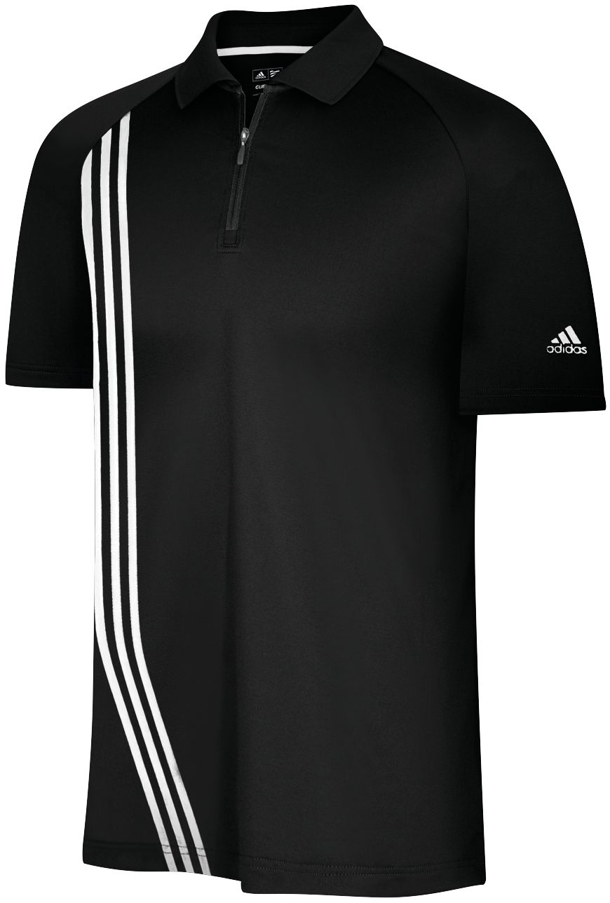 adidas Men's ClimaCool Half-Zip Short Sleeve Polo