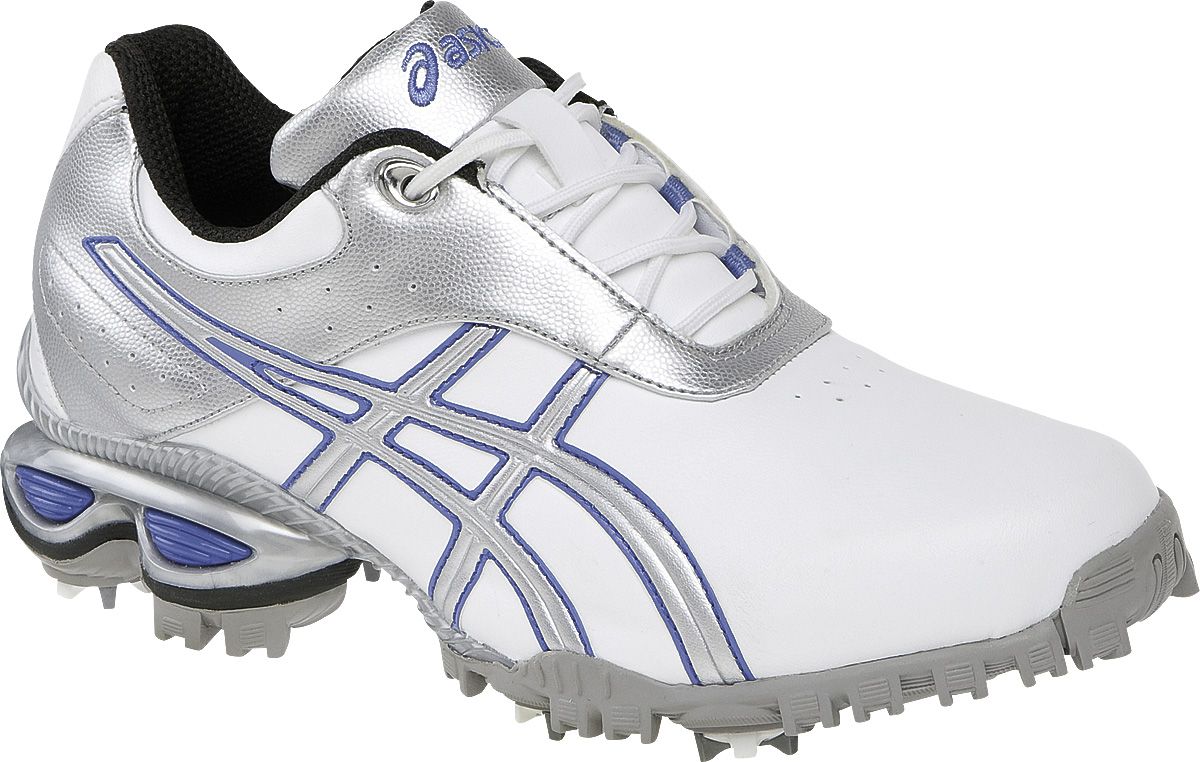 Asics Womens Gel Linksmaster Golf Shoes - White/Silver