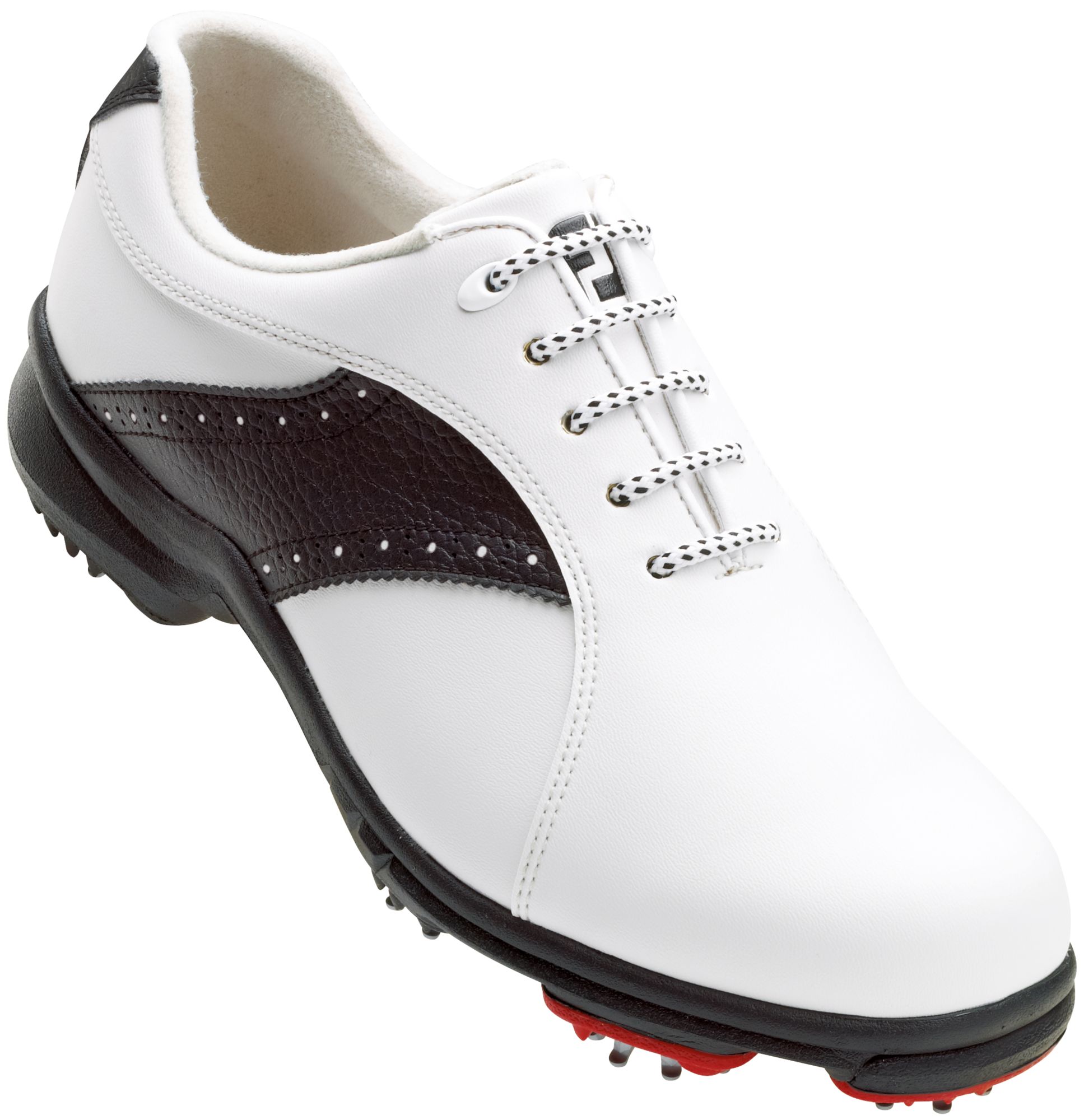 FootJoy Womens GreenJoys Golf Shoes - White/Black