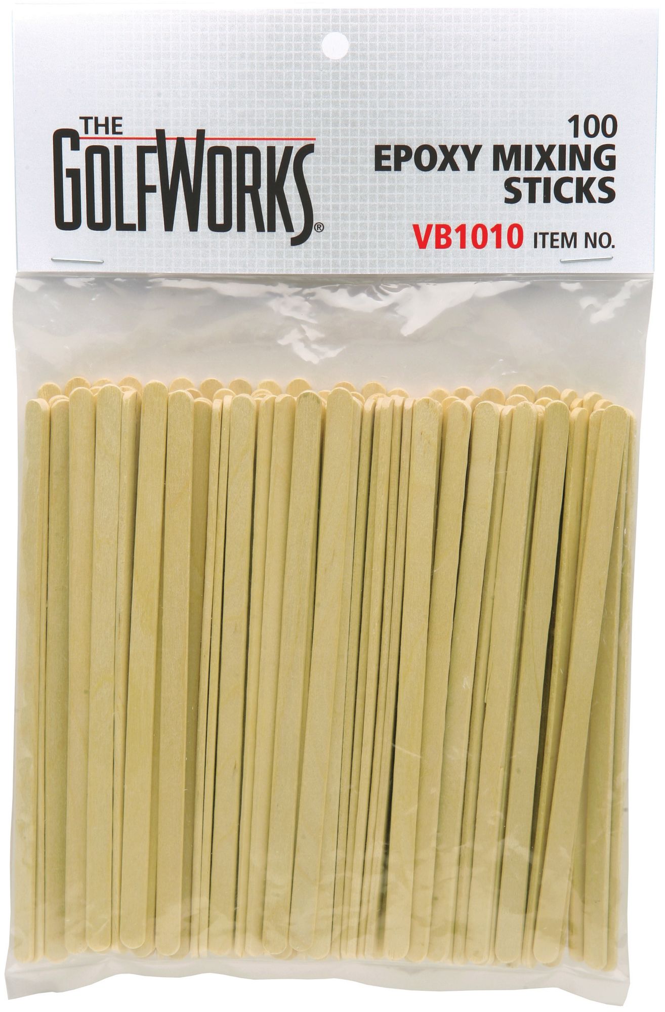 GolfWorks Epoxy Mixing Sticks - 100 Pack