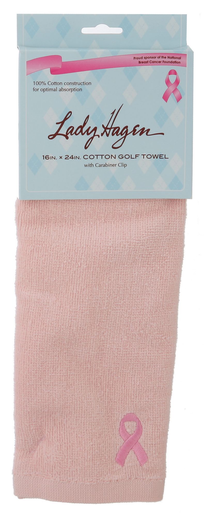 Lady Hagen Womens Pink Ribbon Towel