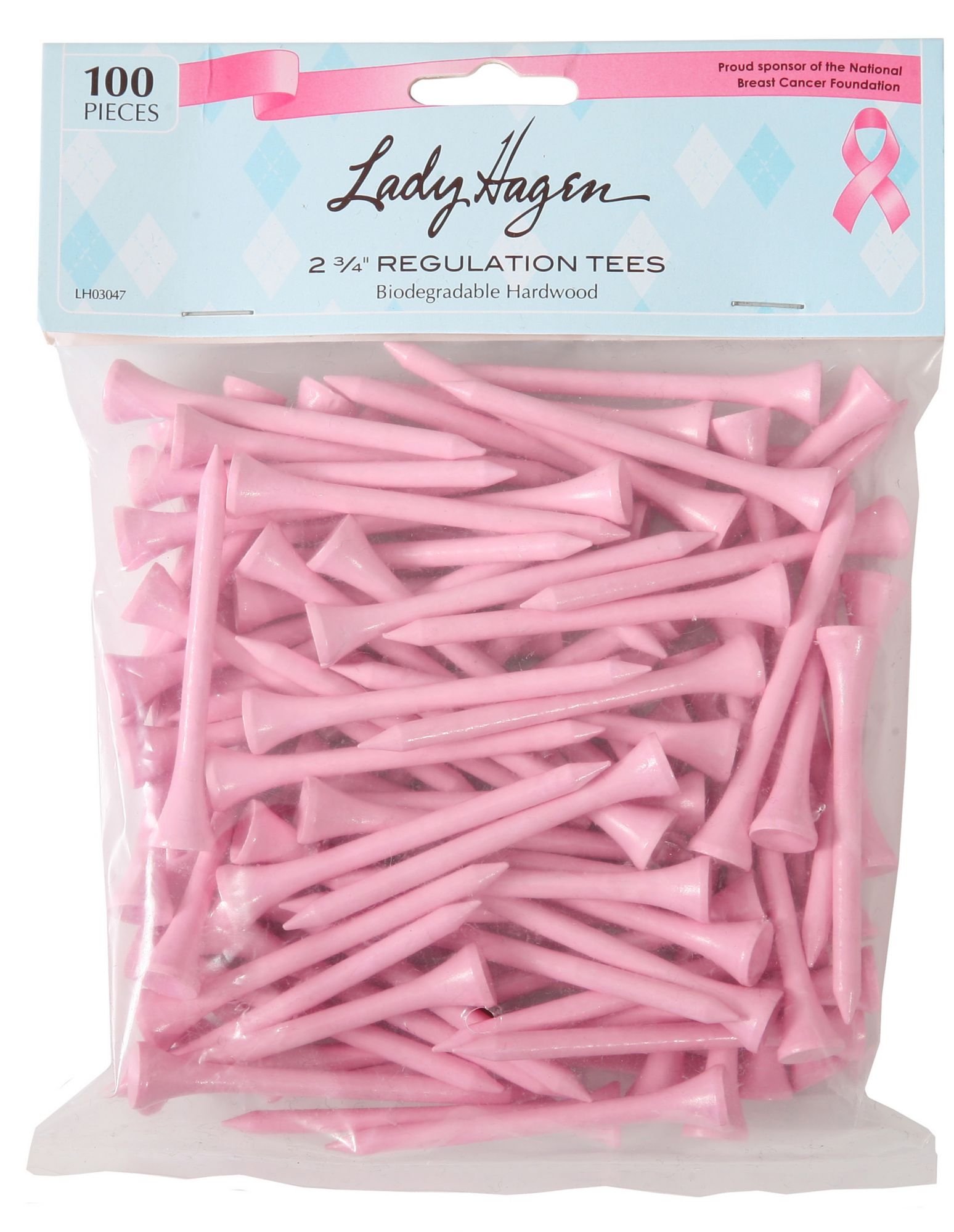 Lady Hagen Pink 2 3/4" Tees