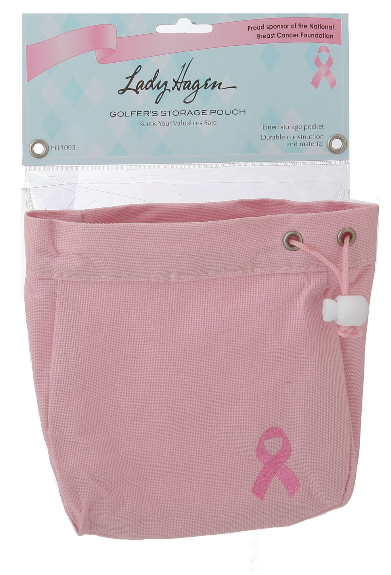 Lady Hagen Womens Pink Ribbon Valuables Tote