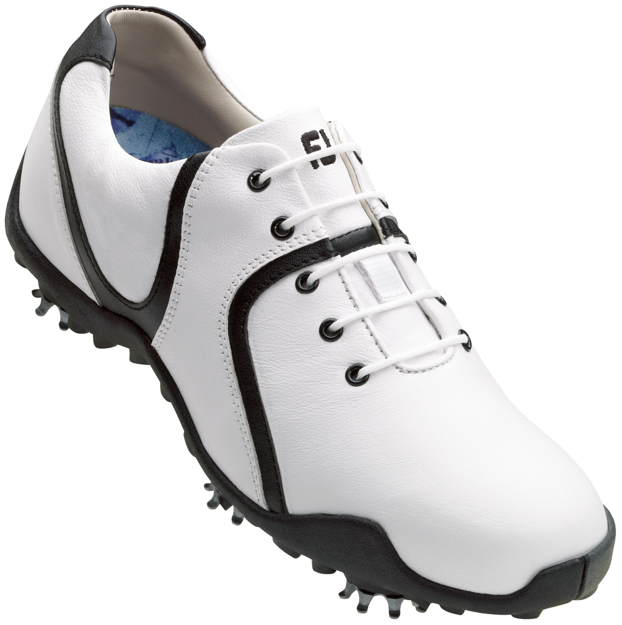 FootJoy Womens LoPro Golf Shoes - White/Black (Disc Style 97107)