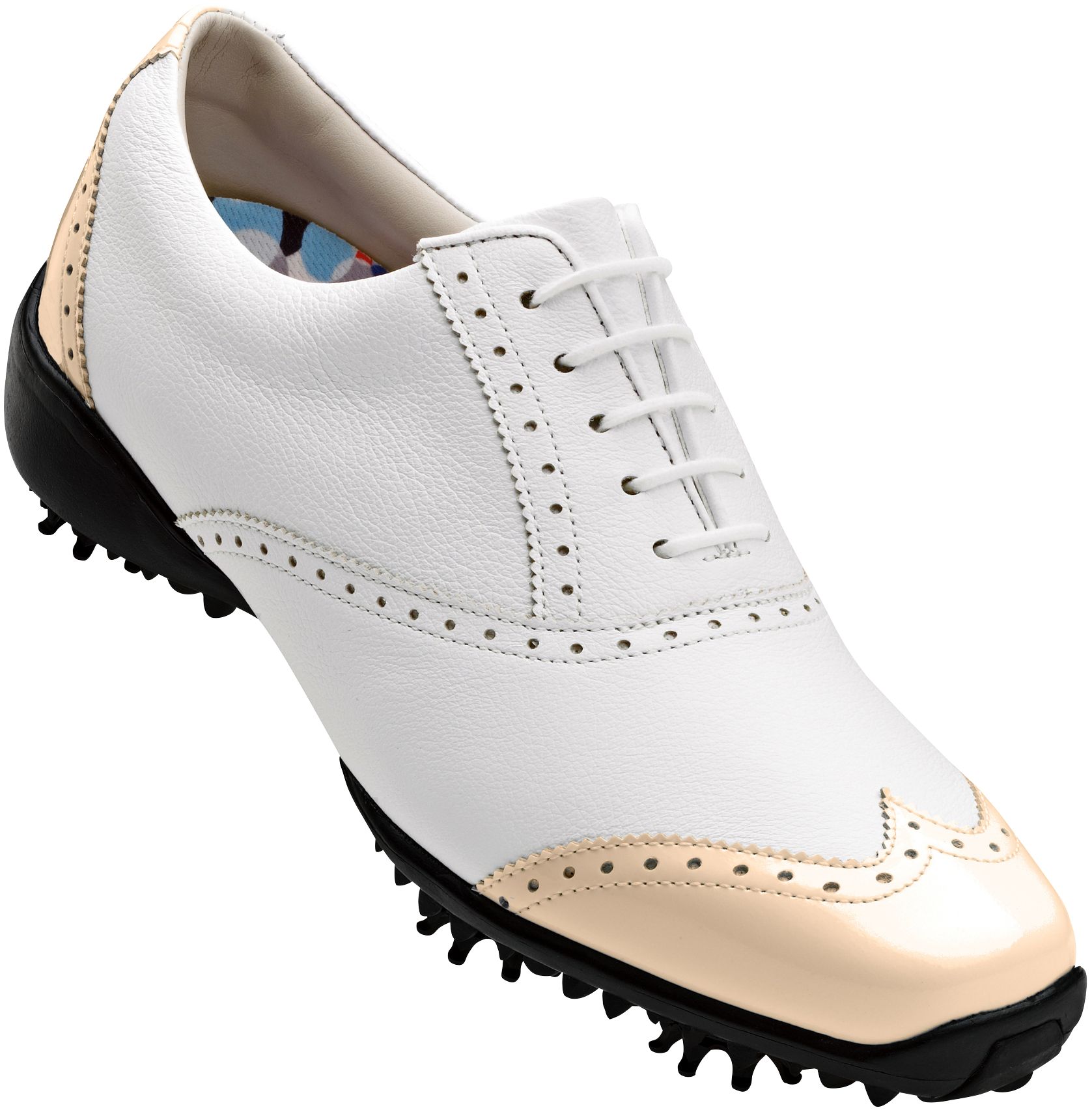 FootJoy Womens Limited Edition LoPro Golf Shoes - White/Yellow