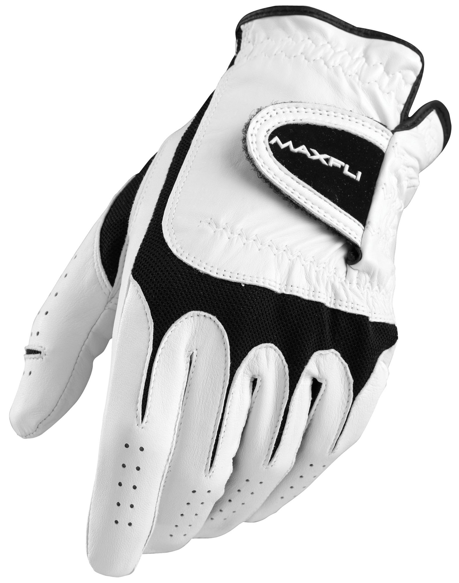 Maxfli Men's Rev EXT Golf Glove - White (Disc Style MX10REVTT)