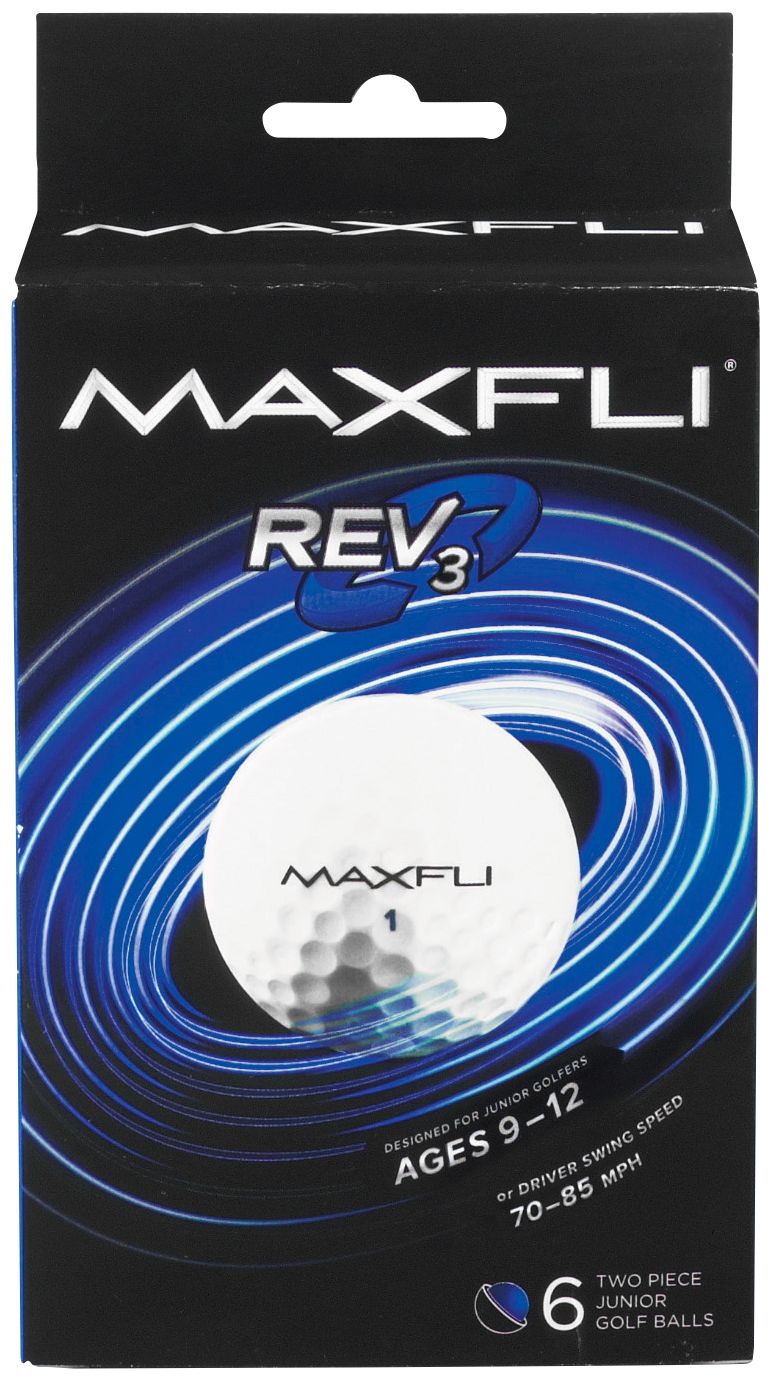 Maxfli Jr. Revolution Golf Balls - 6 pack