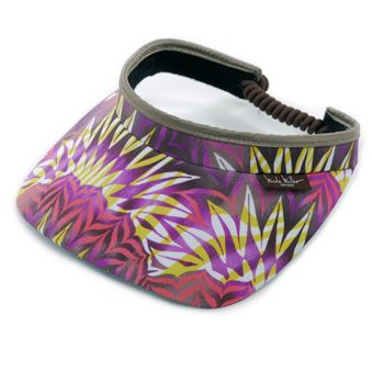 Nicole Miller Fire Island Print Visor