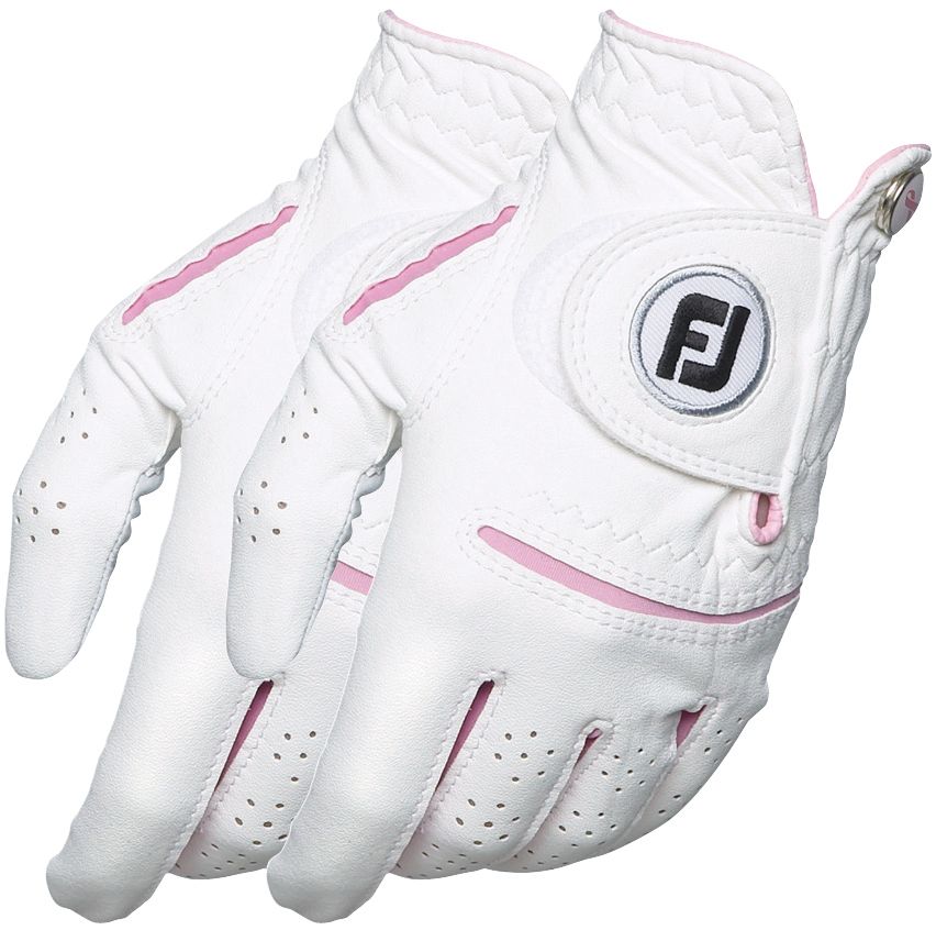 Footjoy Sale on Footjoy Women S Weathersof 2 Pack Golf Glove   White  Pink