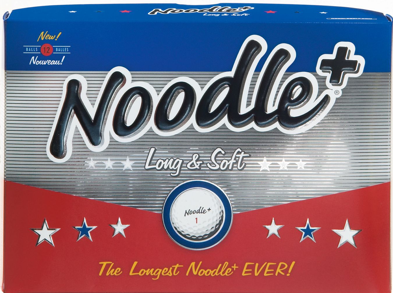 Noodle+ Long and Soft Golf Balls - 12 Pack