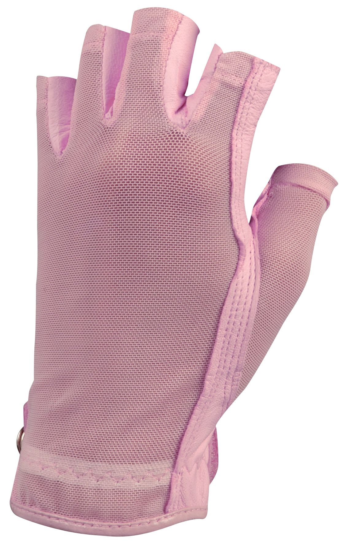 Lady Classic Women's Pink Ribbon Solar Half Golf Glove - Left Hand