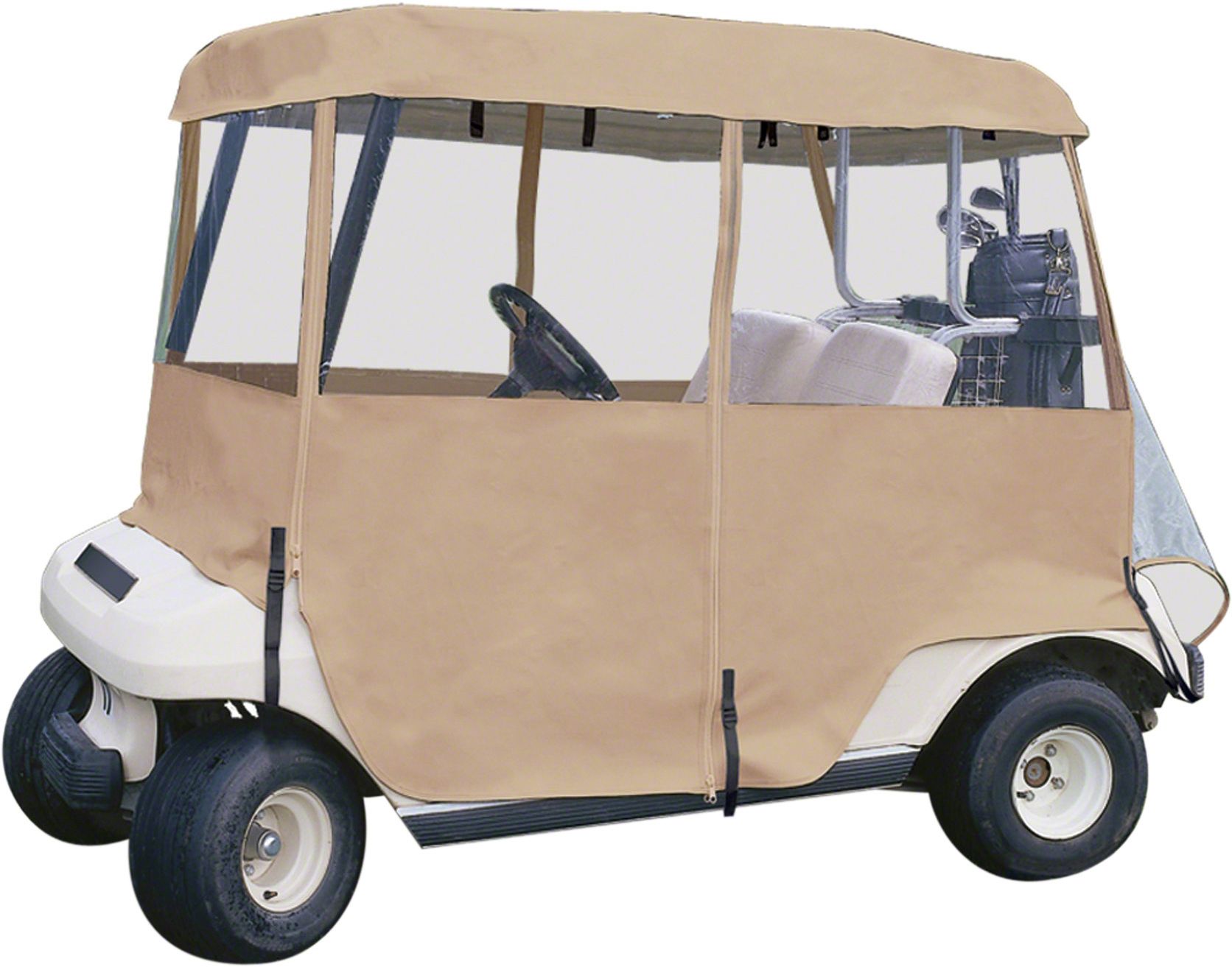 Classic Accessories Deluxe 4-Sided Golf Car Enclosure