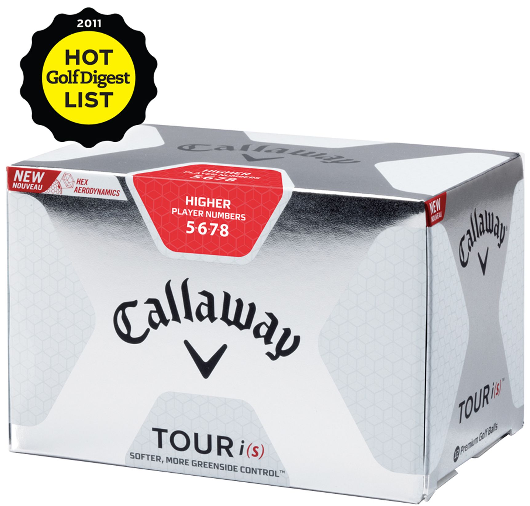 Callaway Tour i(s) High Number Golf Balls 2010 - 12 pack (Personalized)