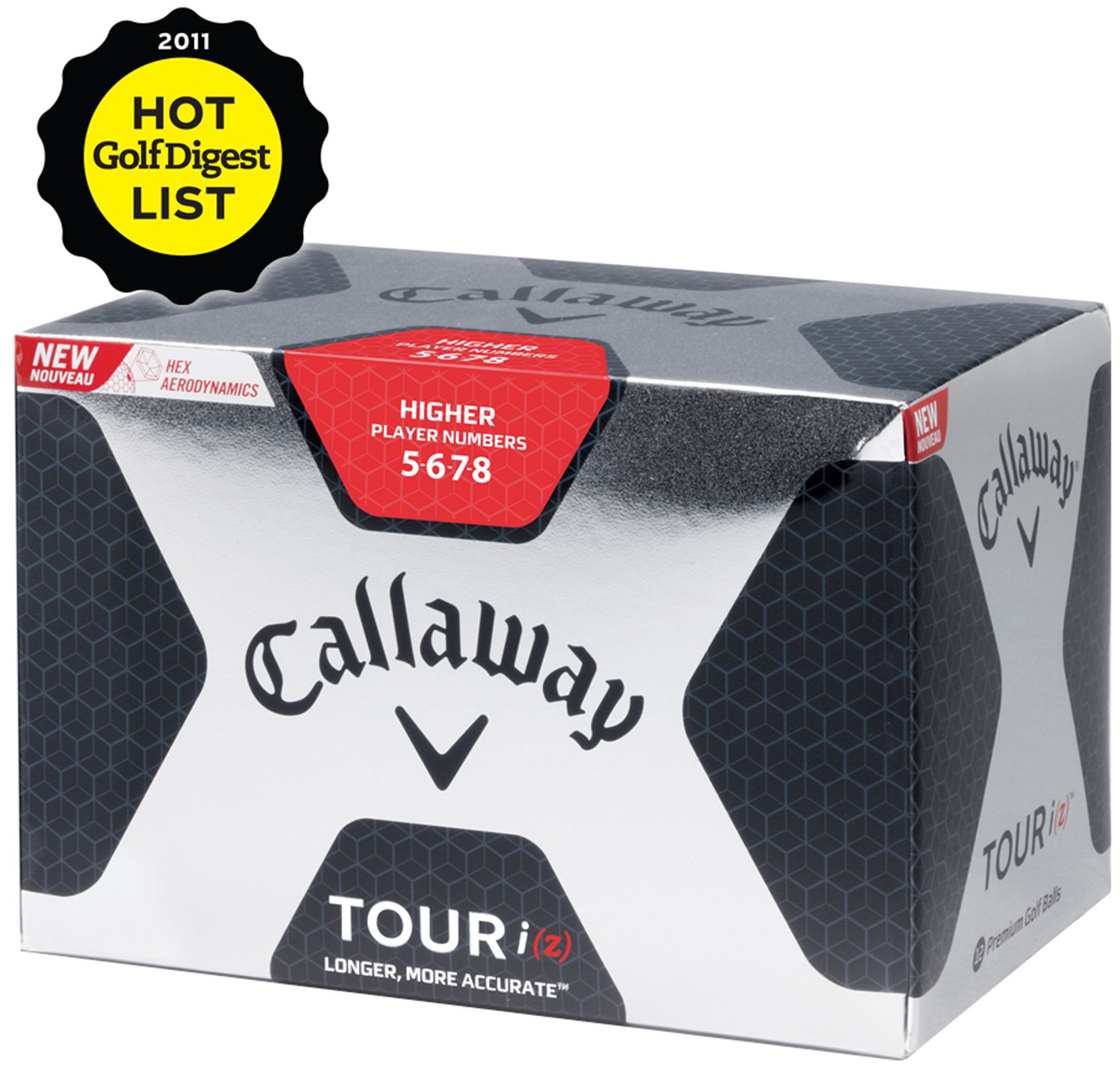 Callaway Tour i(z) High Numbers Golf Balls 2010 - 12 pack (Personalized)