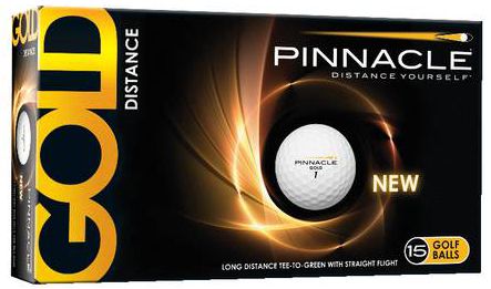 Pinnacle Gold Distance Golf Balls - 15 pack