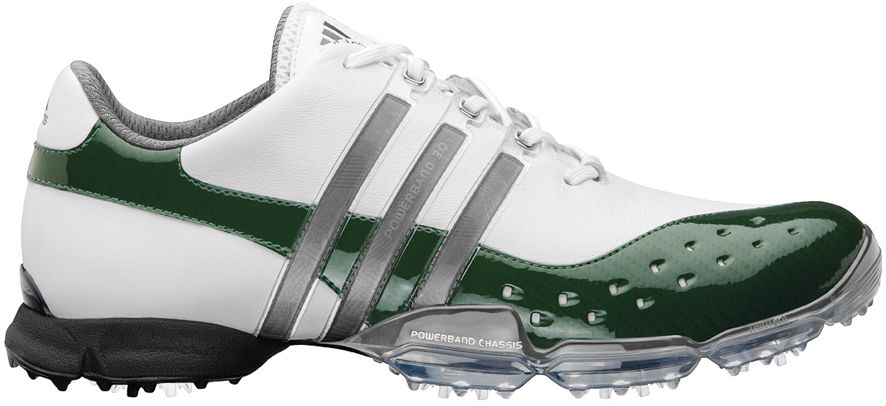 adidas Men's Powerband 3.0 Golf Shoes - Green