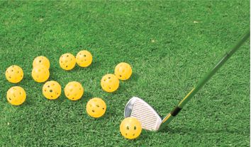 Golf Galaxy Yellow Practice Balls - 18 Count