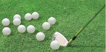 Golf Galaxy White Practice Balls  - 8 Count