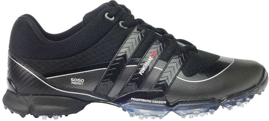 adidas Men's Powerband 3.0 Sport Golf Shoe - Black/ Black