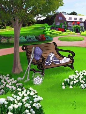 Shoes On The Bench Card