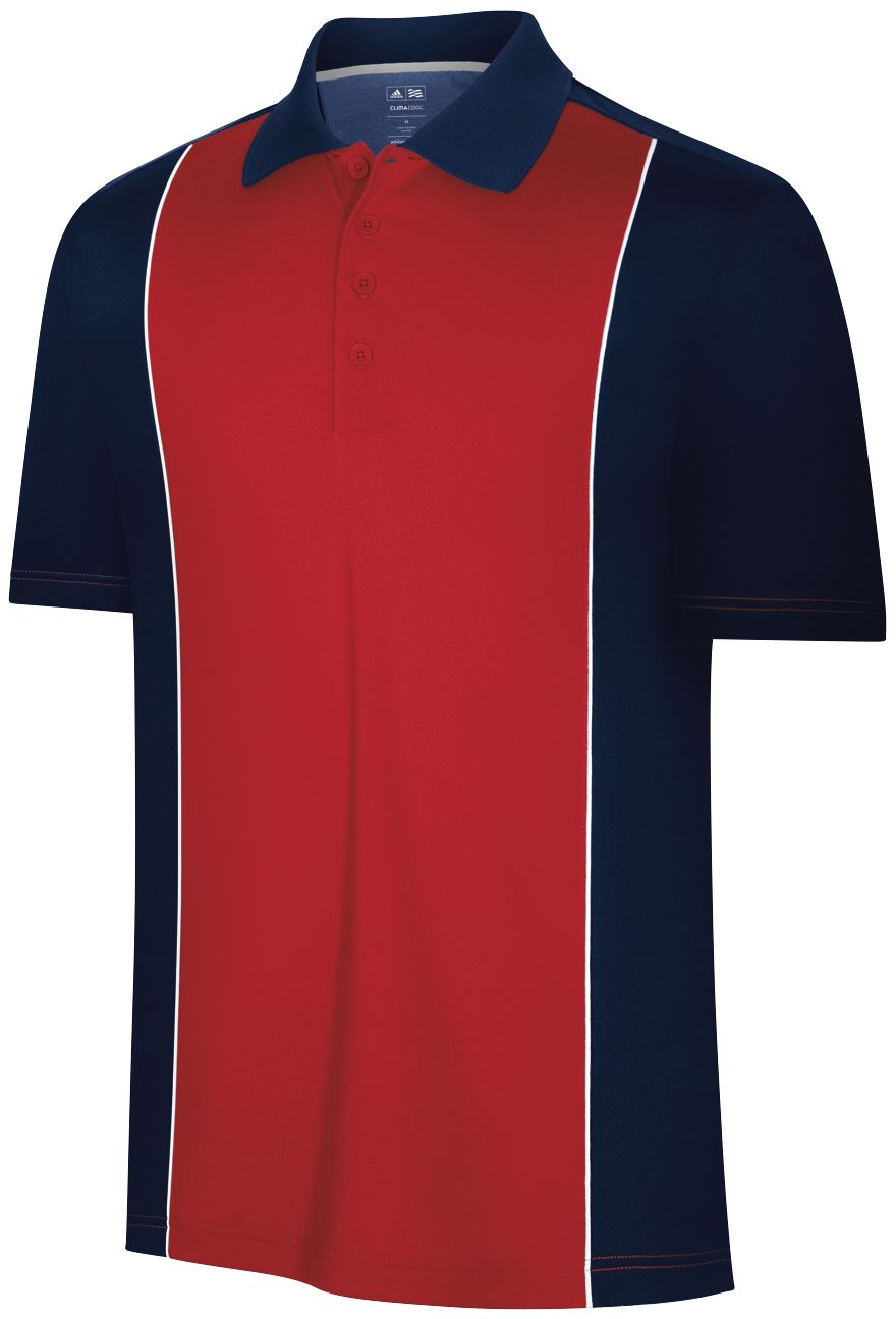 adidas Men's Climacool Nautical Vertical Short Sleeve Polo