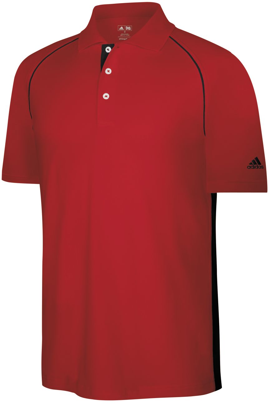 adidas Men's Performance Color Block Short Sleeve Polo