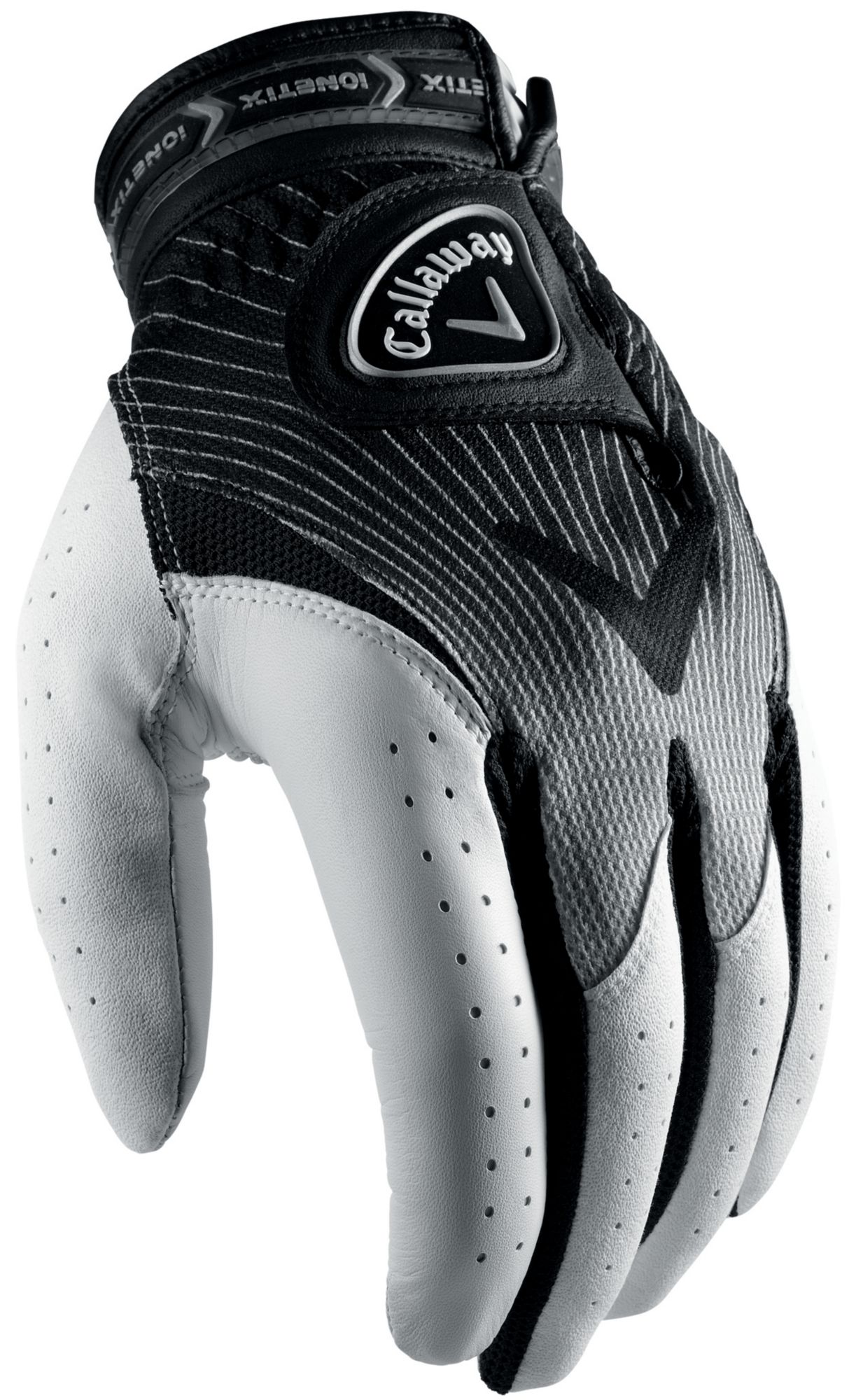 Callaway Men's Ion X Golf Glove - White/ Black